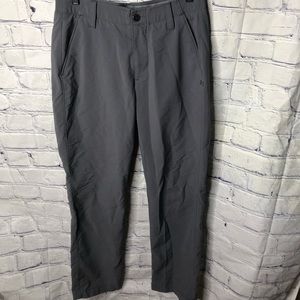 UNDER ARMOUR Men’s Golf Gray Flat Front Pants Size 30x30